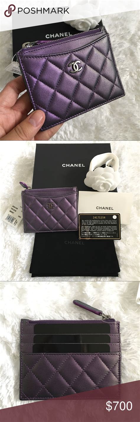 boy cardholder chanel iridescent purple|Chanel Unboxing IRIDESCENT PURPLE Card Holder .